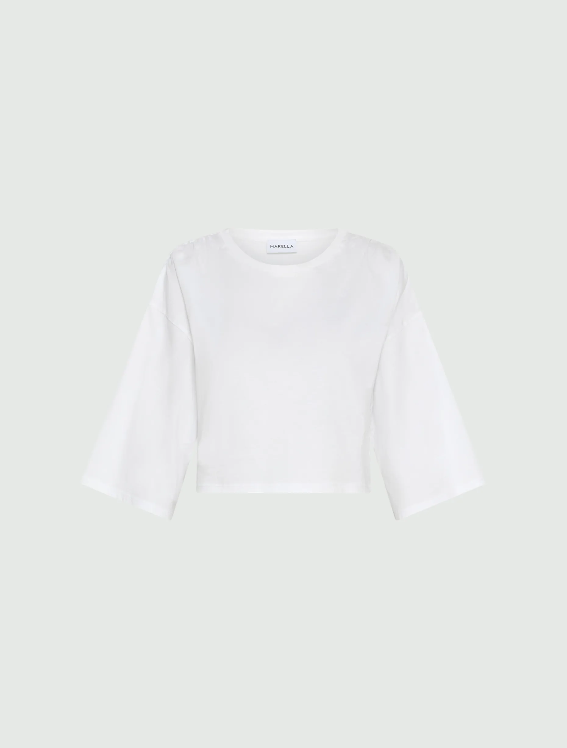 T-shirt in jersey mercerizzato - BIANCO OTTICO