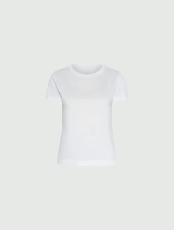 T-shirt in puro cotone - BIANCO LANA